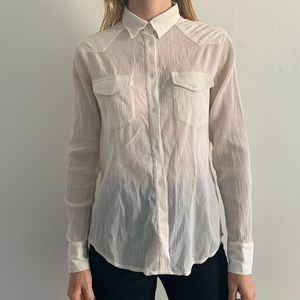 Rag & Bone Women’s cream shirt